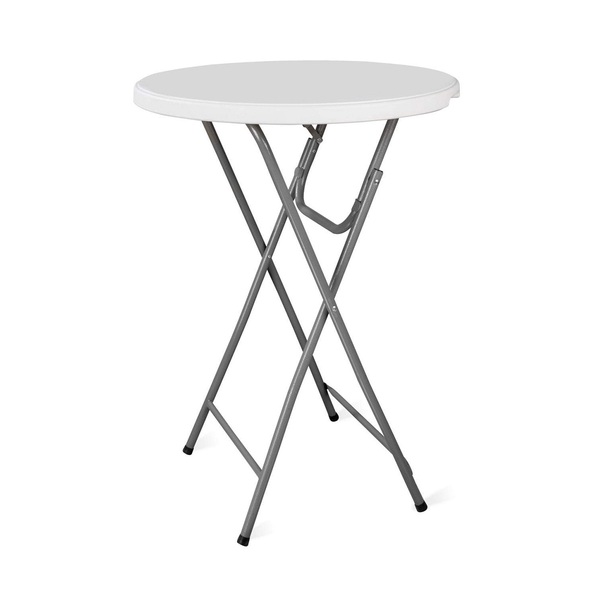 Masă pliabilă evenimente cocktail C80, Ø 80 cm, înălțime 110 cm
