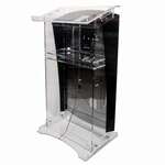 Pupitru Digital Dr. LECTERN, pentru conferințe, din plexiglas transparent, cu televizor - imagine 7