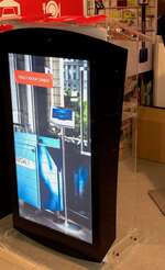 Pupitru Digital Dr. LECTERN, pentru conferințe, din plexiglas transparent, cu televizor - imagine 5