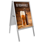 People Stopper, A board din profil aluminiu click 25 mm cu colt la 45 grade, diverse dimensiuni
