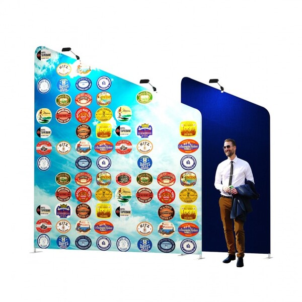 Print textil pentru Wave Înclinat, exemplu de utilizare