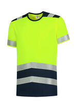 Tricou High Vis Bicolor T01 unisex - imagine 9