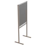 Panou Informativ Classic, dublă față, profil rectangular, diferite mărimi