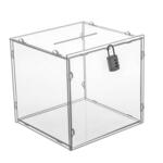 Urnă cub demontabilă din plexiglas, două dimensiuni