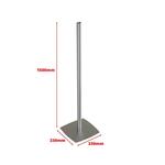 Sistem cu bază și picior semioval, înălțime 120 sau 150 cm - imagine 2