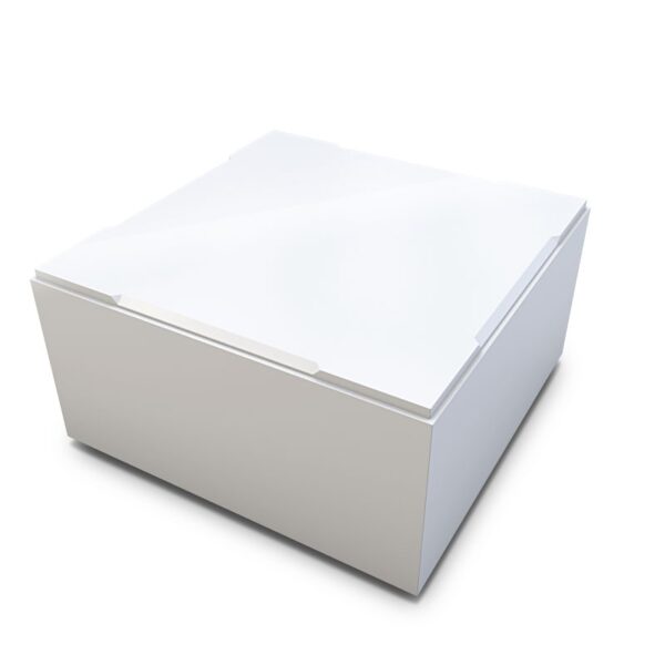 Cub modular EasyCubes Display Cube alb, 40 × 40 × 20 cm