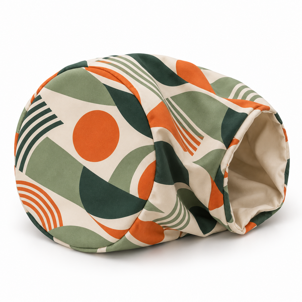 Print textil pentru taburet cilindric copii 30 cm: husă goală personalizată, fără corpul din spumă