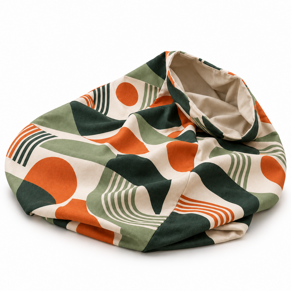 Print textil pentru fotoliu puf Pară XL: husă goală personalizată, fără umplutură sau sac interior