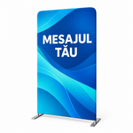 Rollup tube SH cu husă textilă nouă personalizată și structură din aluminiu