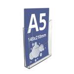 Suport pliante A5 de perete, exemplu de afișare